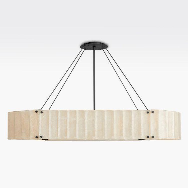 Womter Oval Crystal Chandelier 60"
