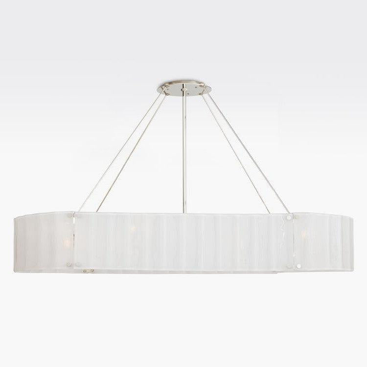 Womter Oval Crystal Chandelier 60"