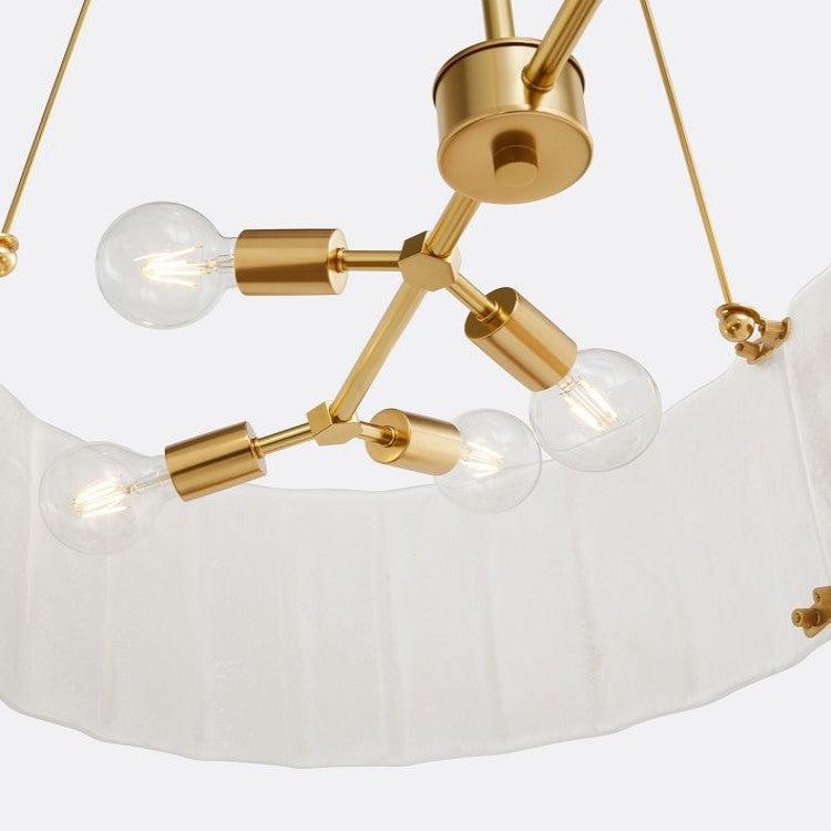 Womter Oval Crystal Chandelier 60"