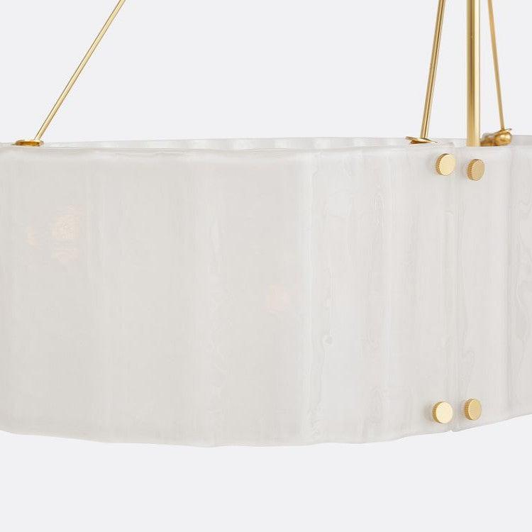 Womter Oval Crystal Chandelier 60"