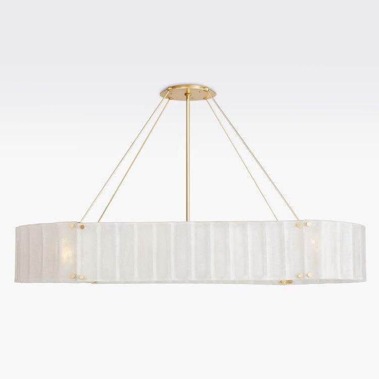 Womter Oval Crystal Chandelier 60"