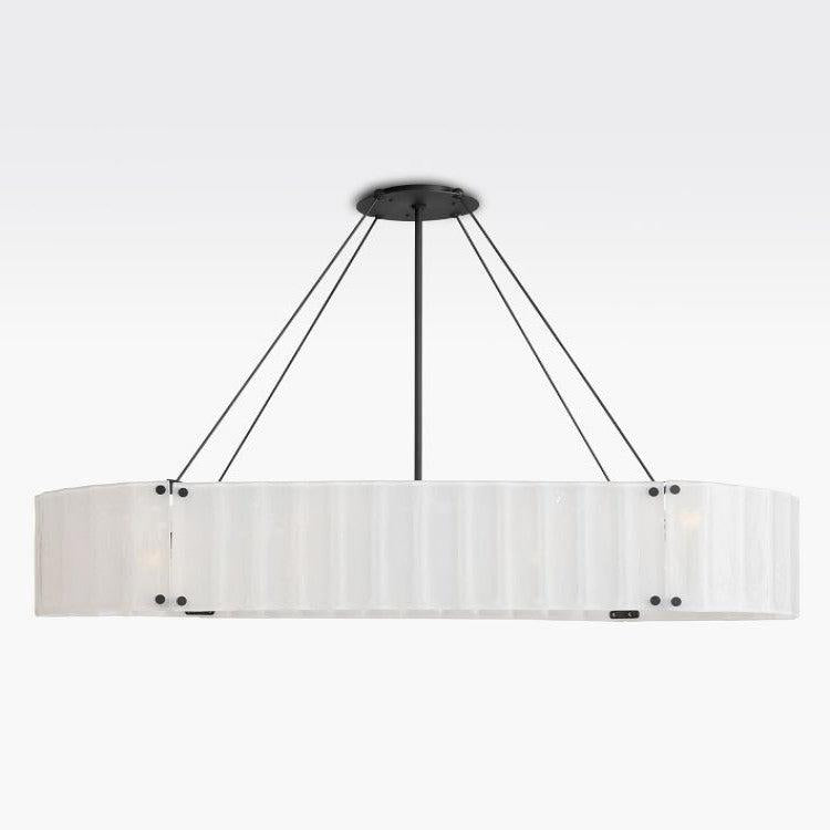Womter Oval Crystal Chandelier 60"