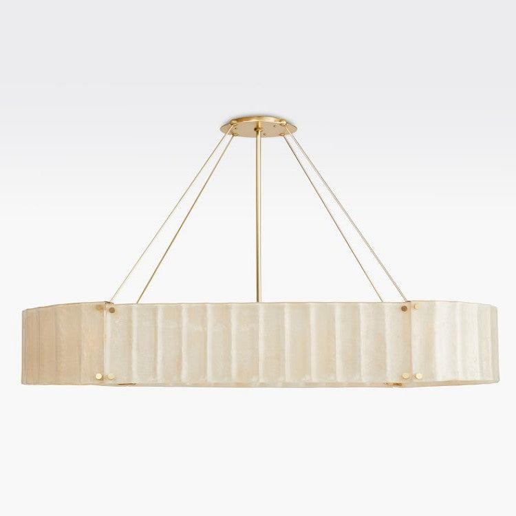 Womter Oval Crystal Chandelier 60"