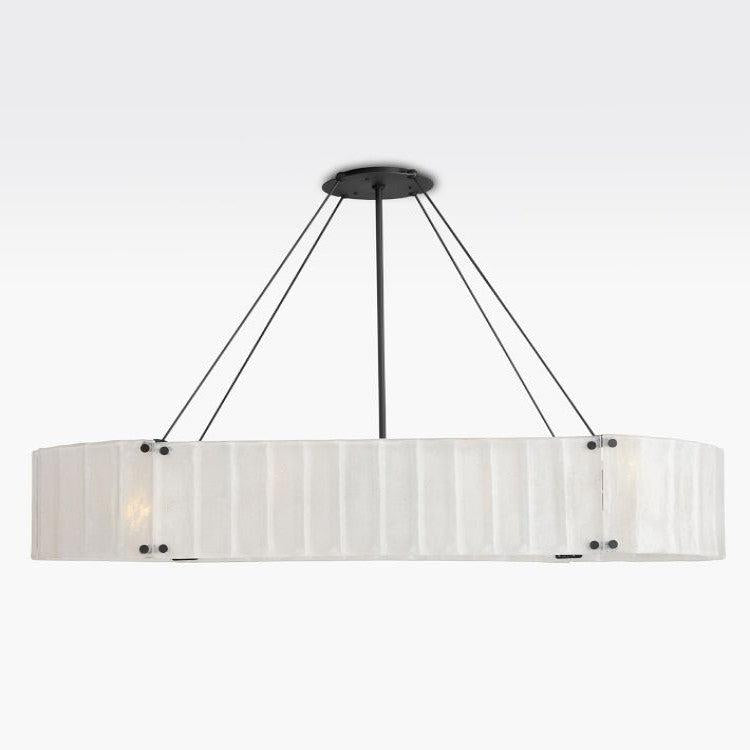Womter Oval Crystal Chandelier 60"