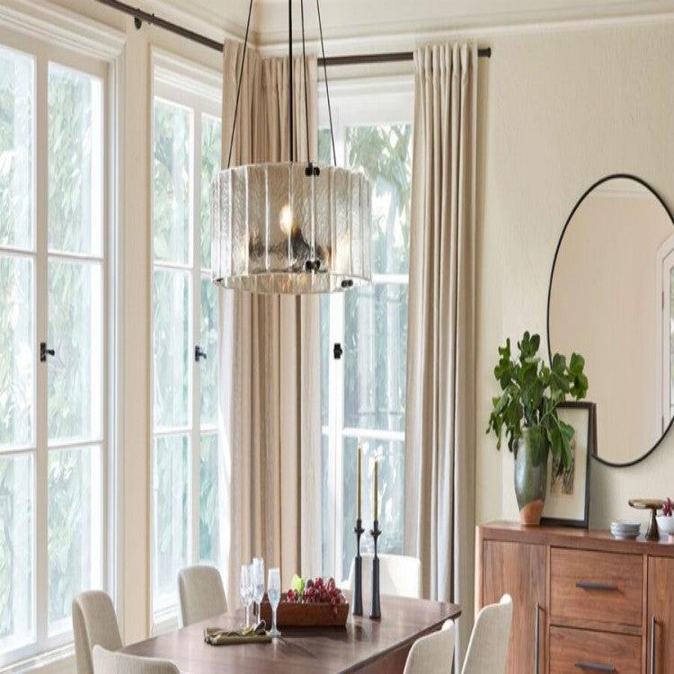 Womter Round Crystal Chandelier 24"