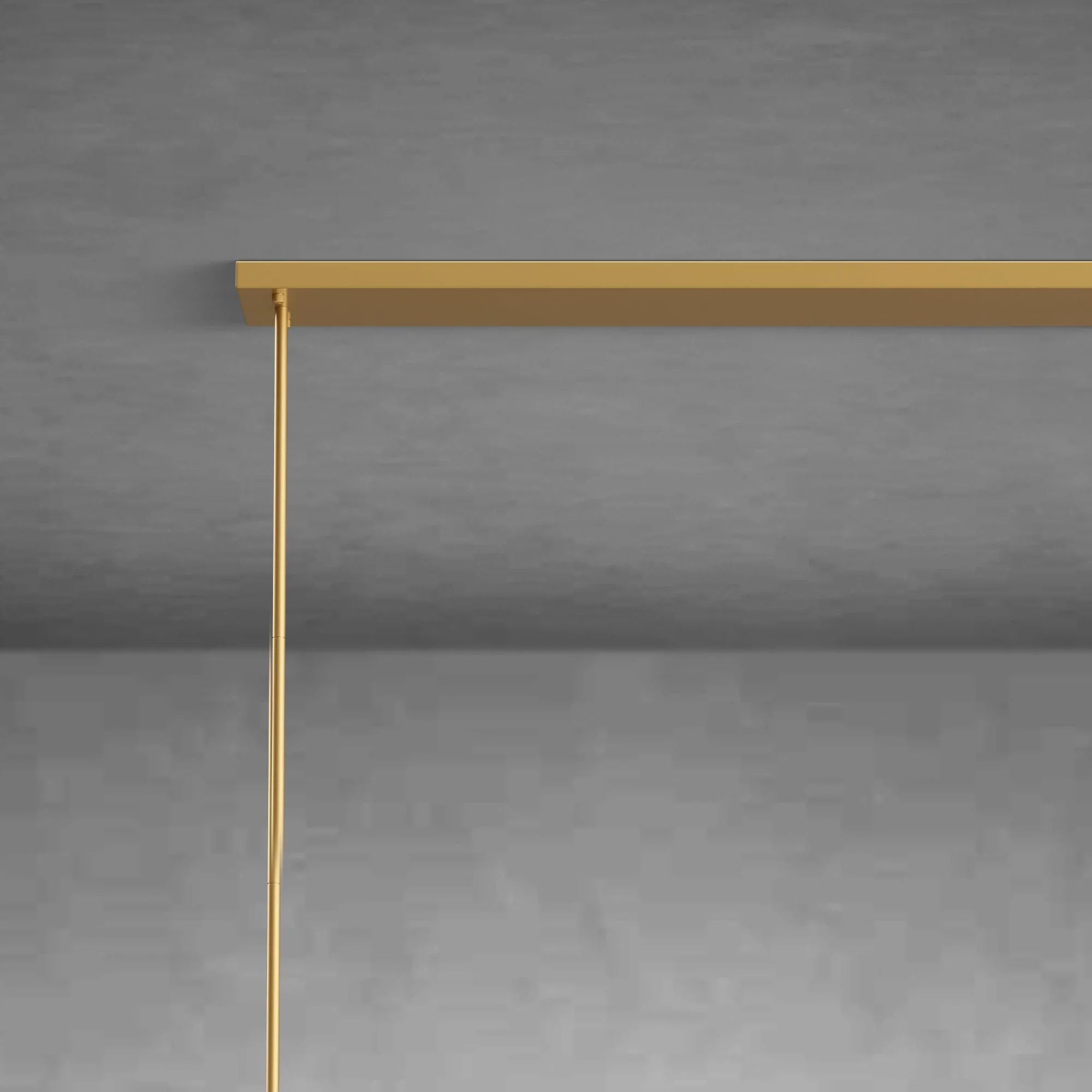 Modern Linear Chandelier with Clear Glass Cylinder Lights for Dining Room