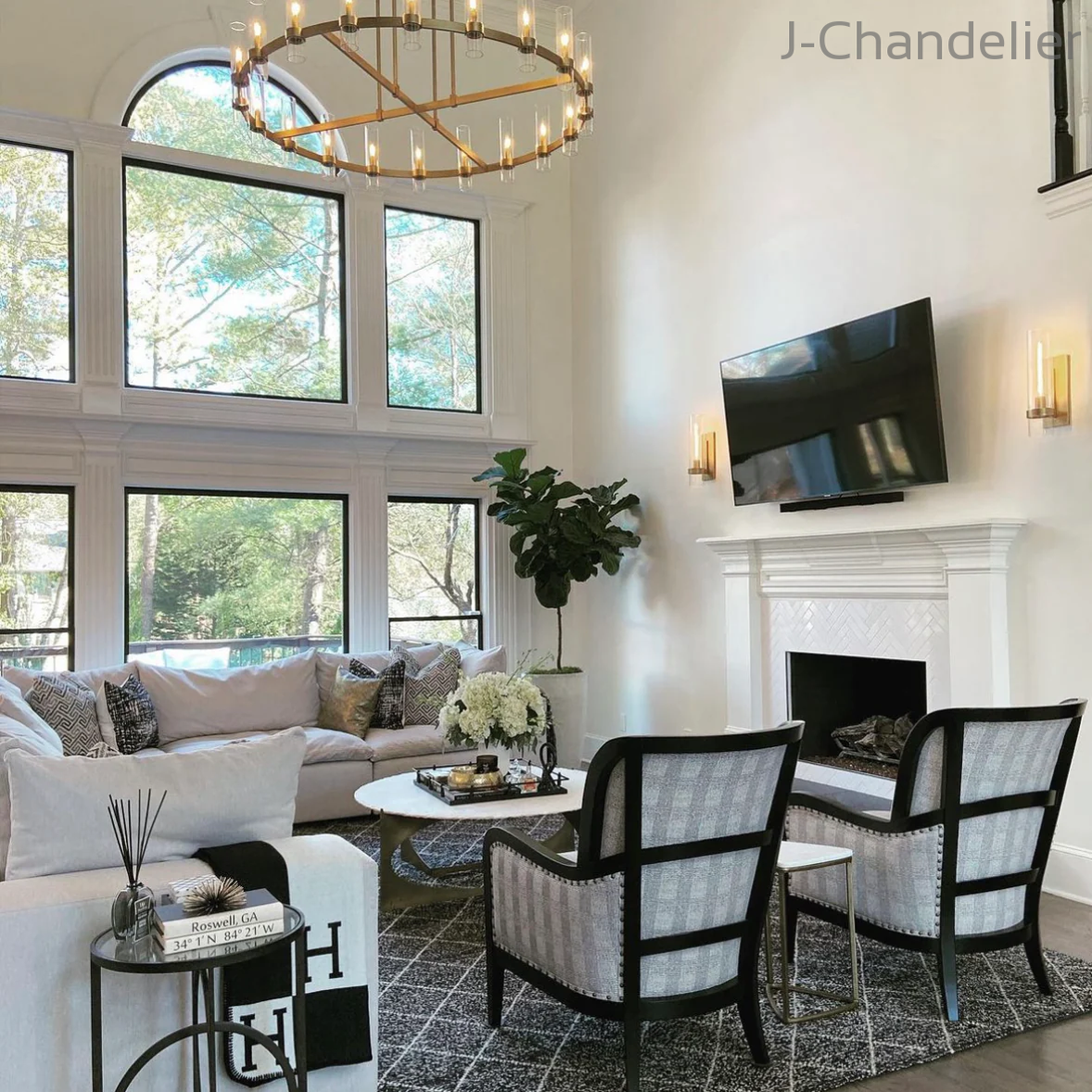 Lavelle Round Chandelier 60"