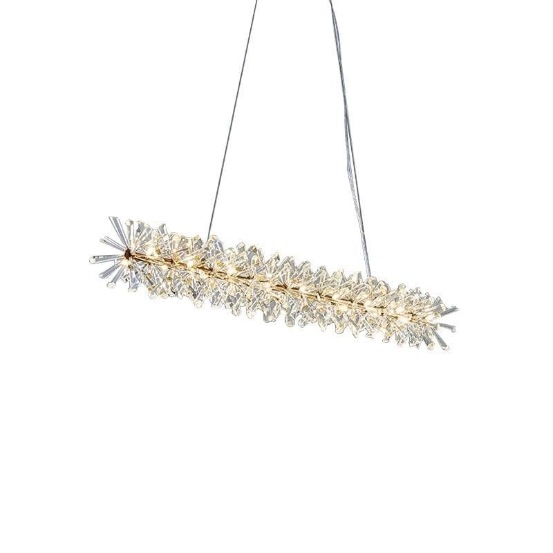 Modern Stylish Long Crystal Chandelier