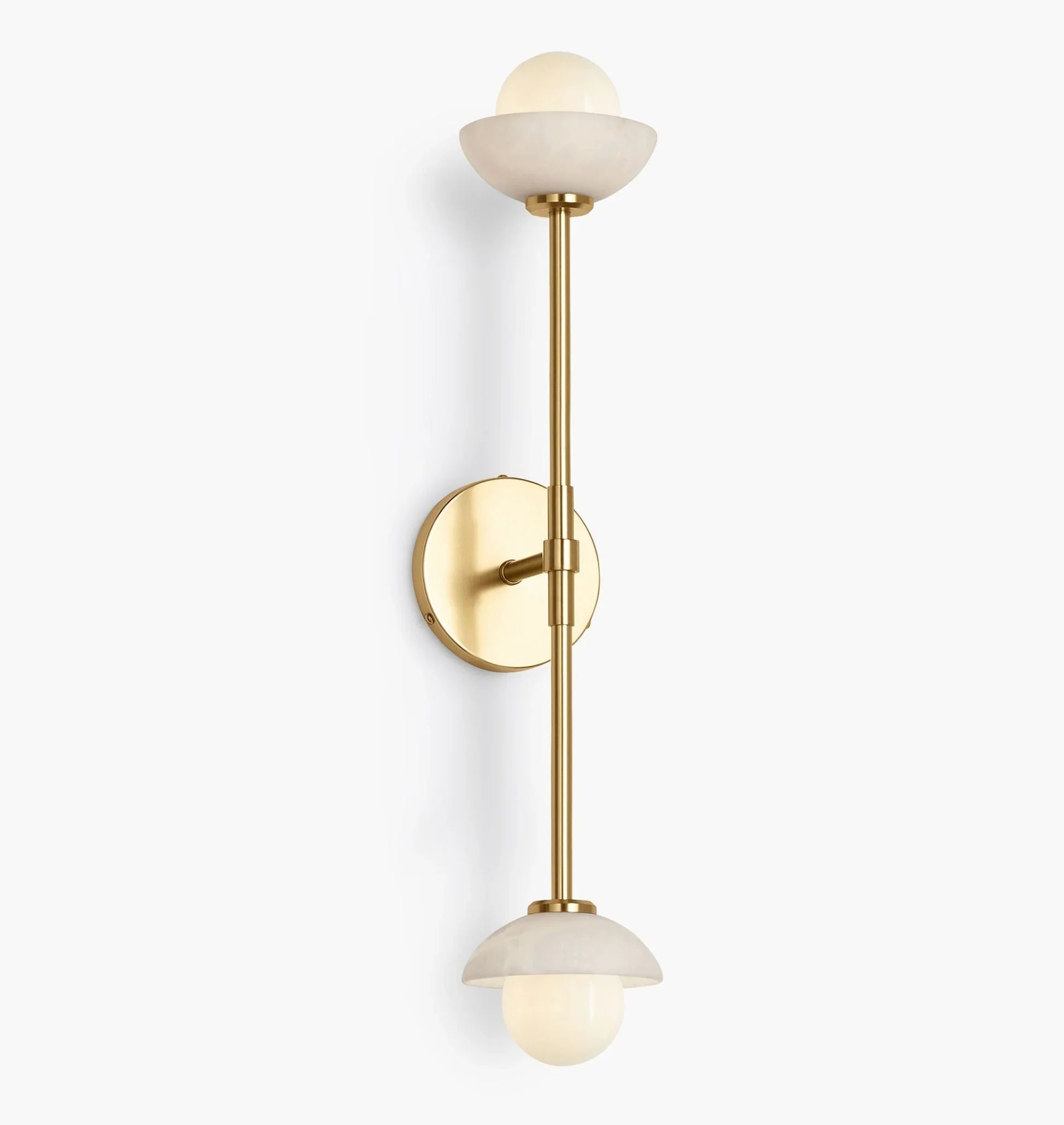 Alabaster Shade Greenwich Linear Wall Sconce