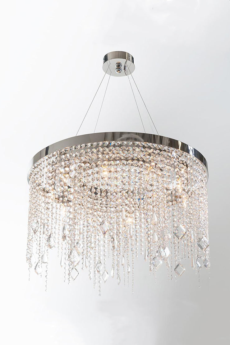 JC Astoria Round Crystal Chandelier