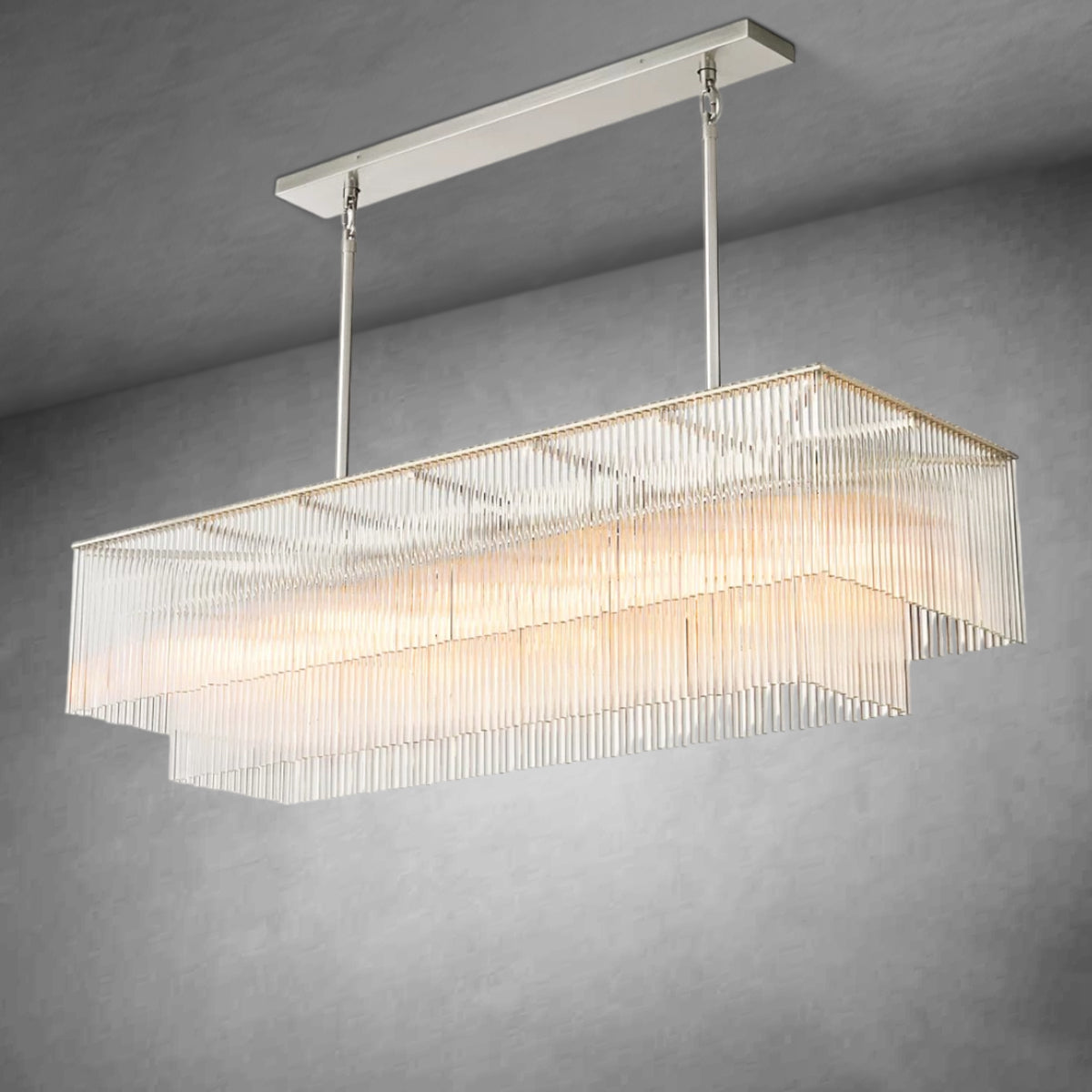 Amadeon Rectangular Chandelier 54"