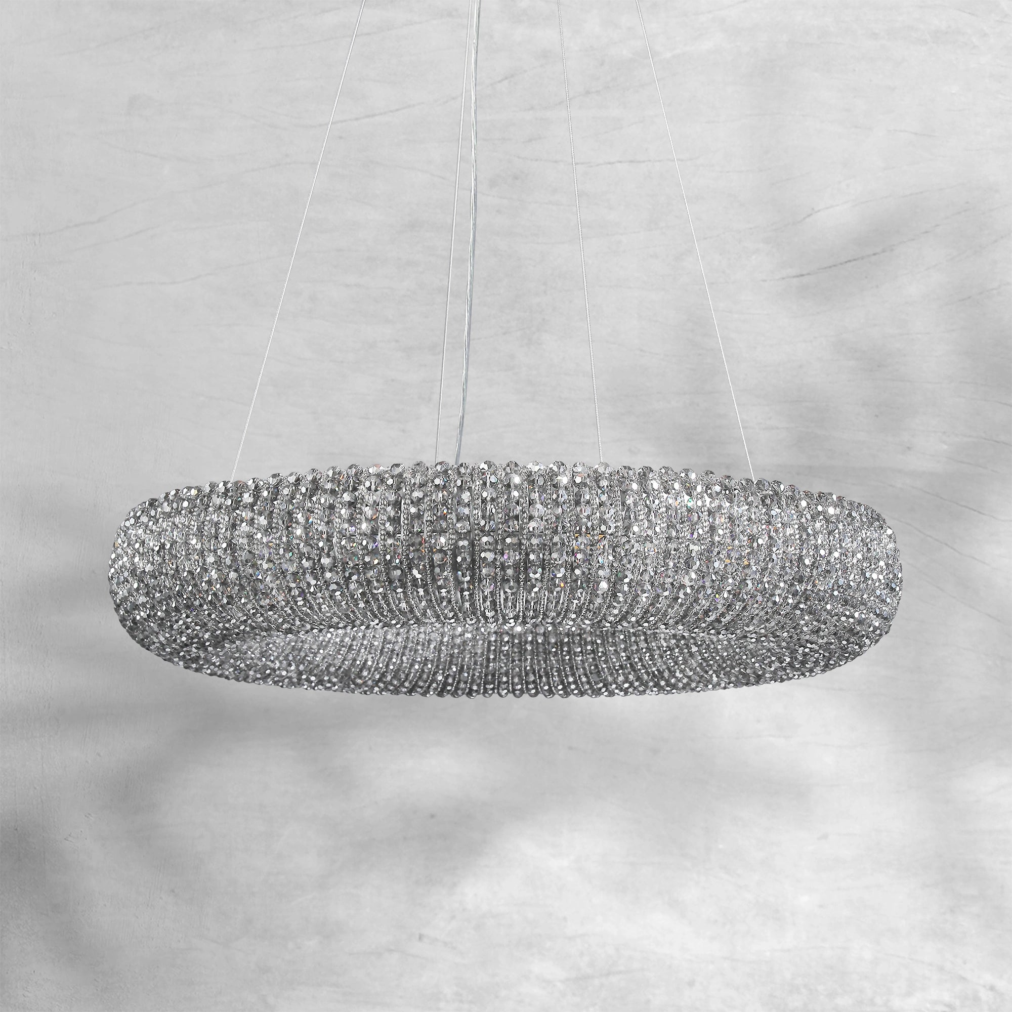 Halos Crystal Round LED Chandelier 32"41"59"72"