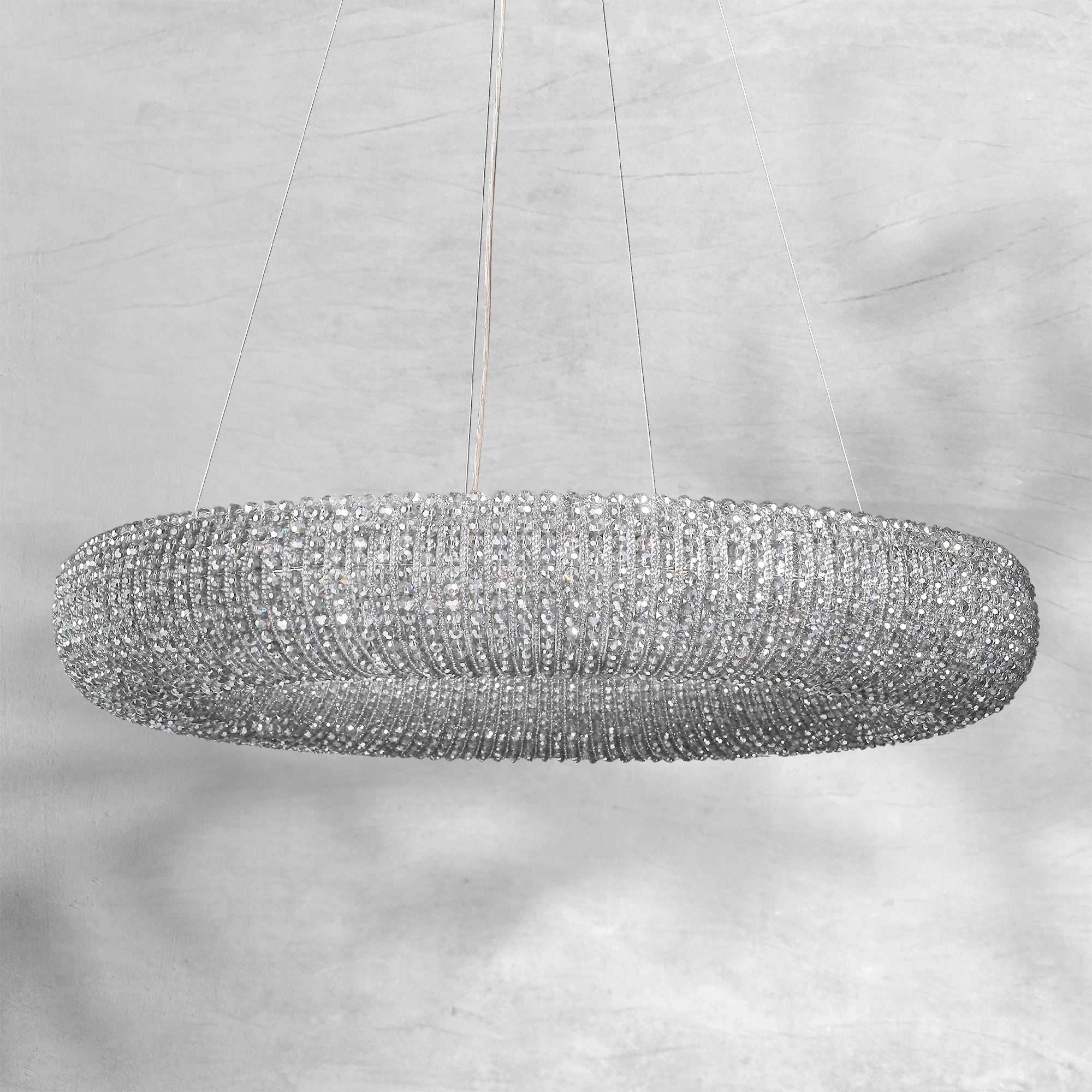Halos Crystal Round LED Chandelier 32"41"59"72"