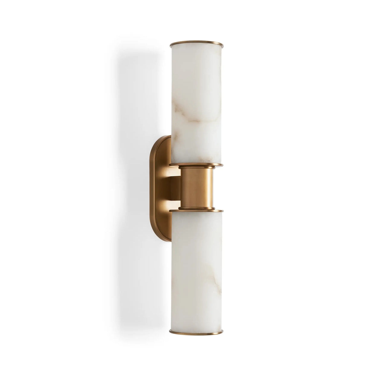 Harlin Alabaster 2-Light Wall Sconce