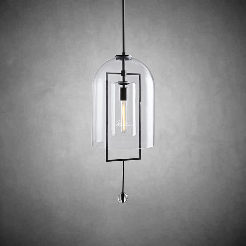 Fulcram Glass Pendant Light 28"H, 32"H