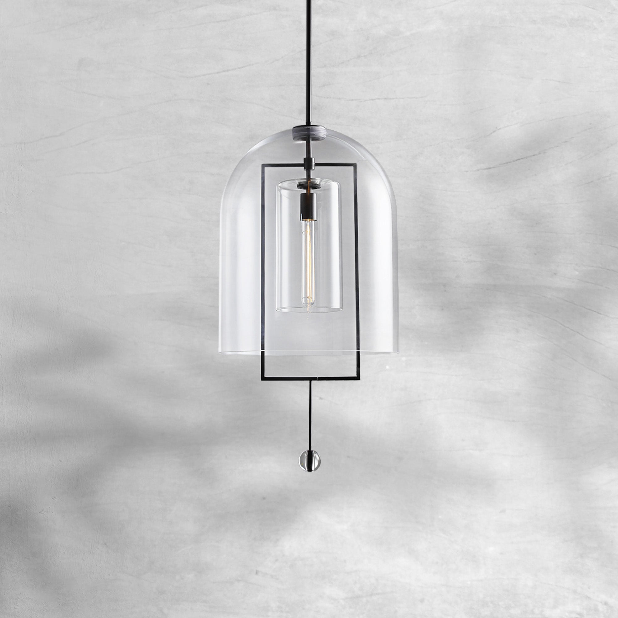 Fable Glass Pendant Light 28"H, 32"H