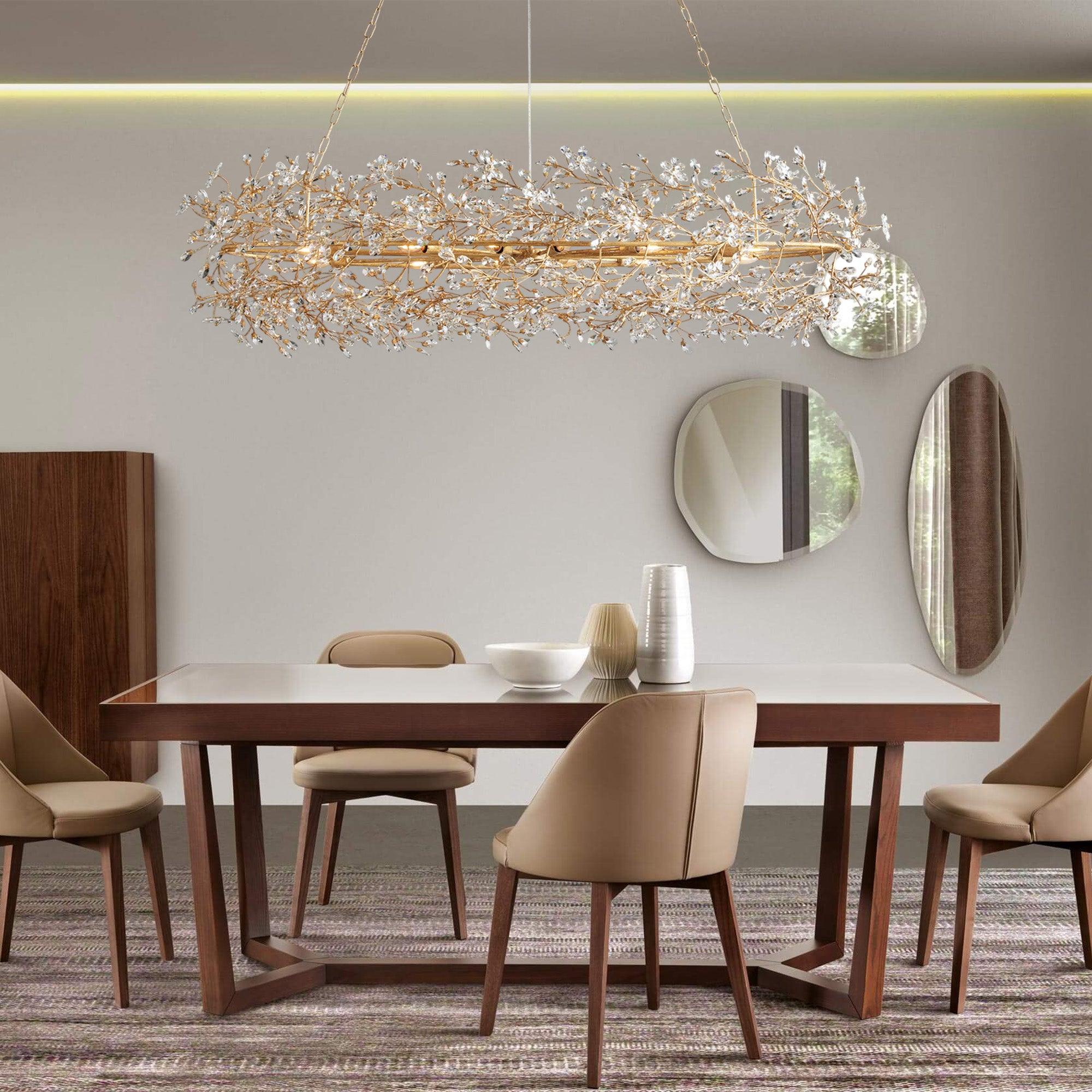 Fiore Oval Chandelier 62''74''