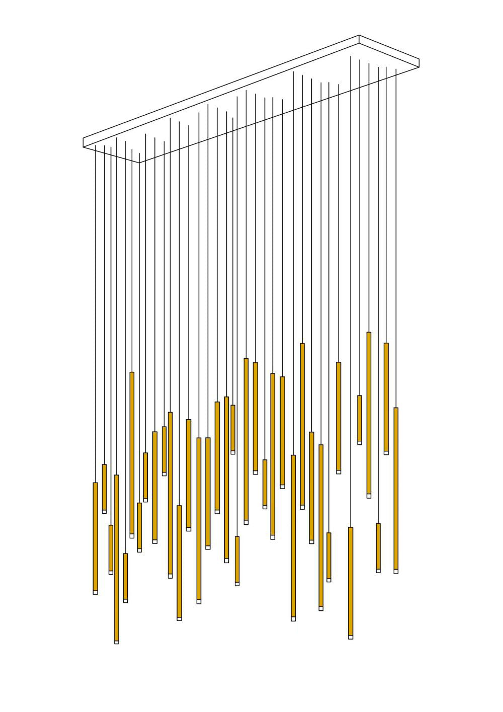 Cluster Tube Pendant Light