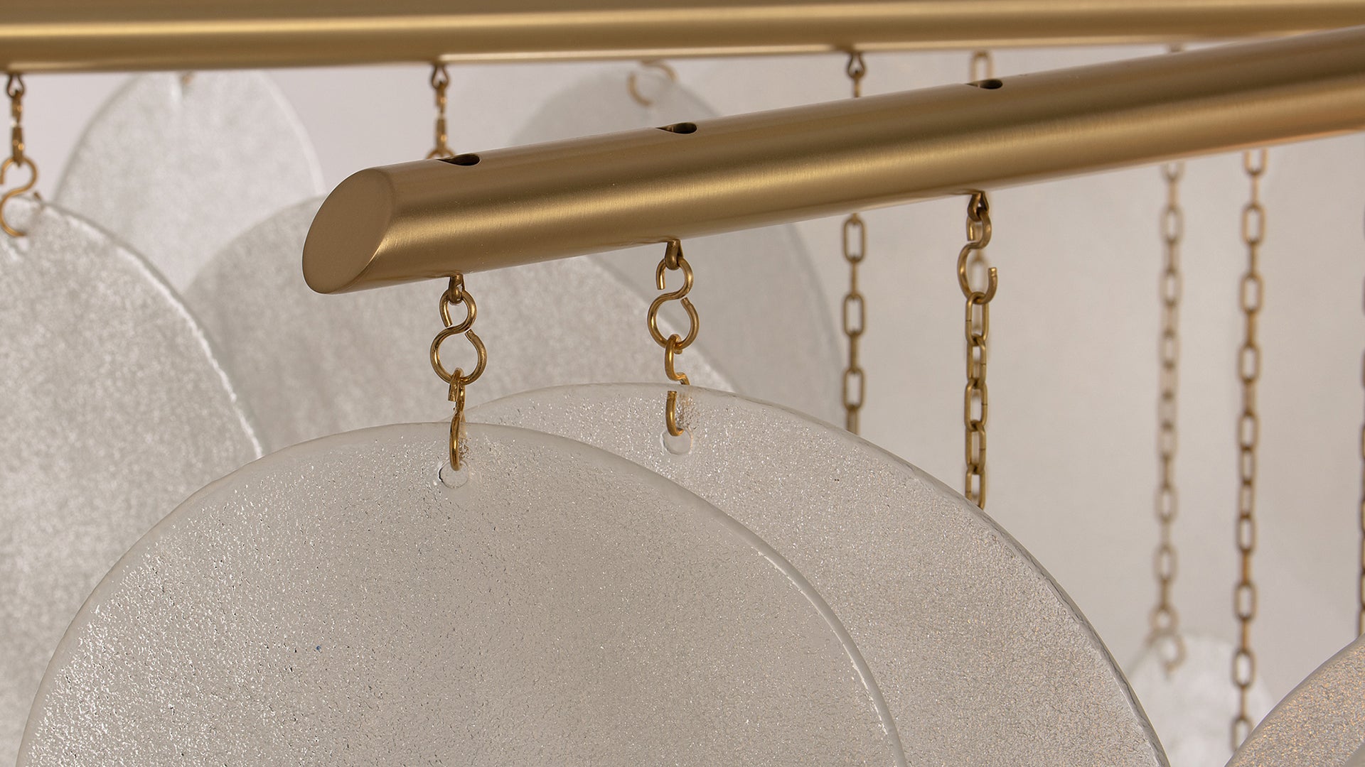 Ella Glass Round Pendant 35'' 47''