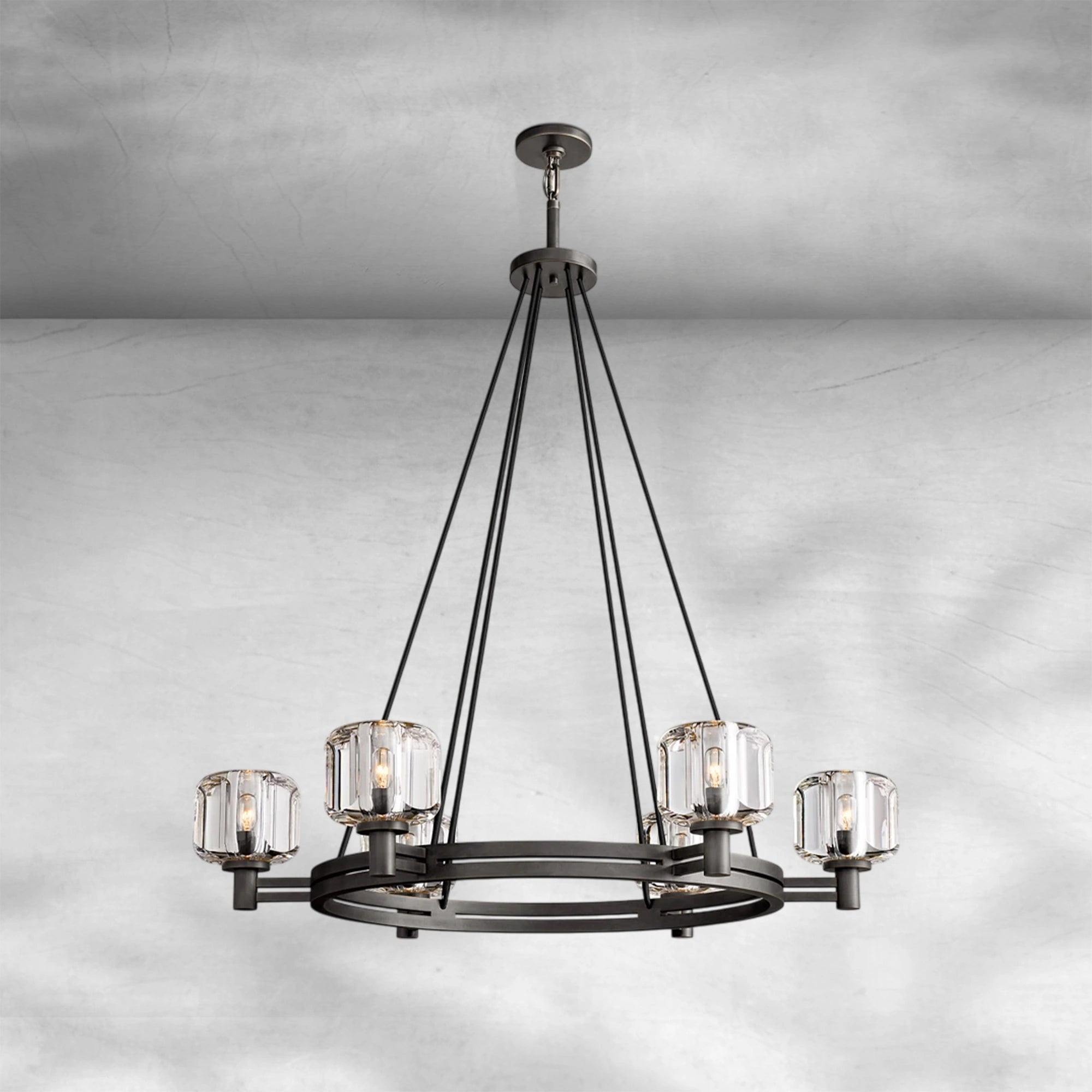 Demaket Round Chandelier 36"48"60"