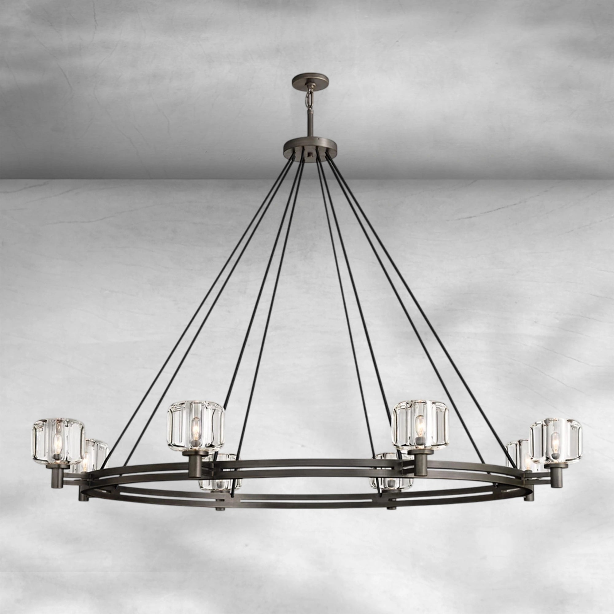 Demaket Round Chandelier 36"48"60"