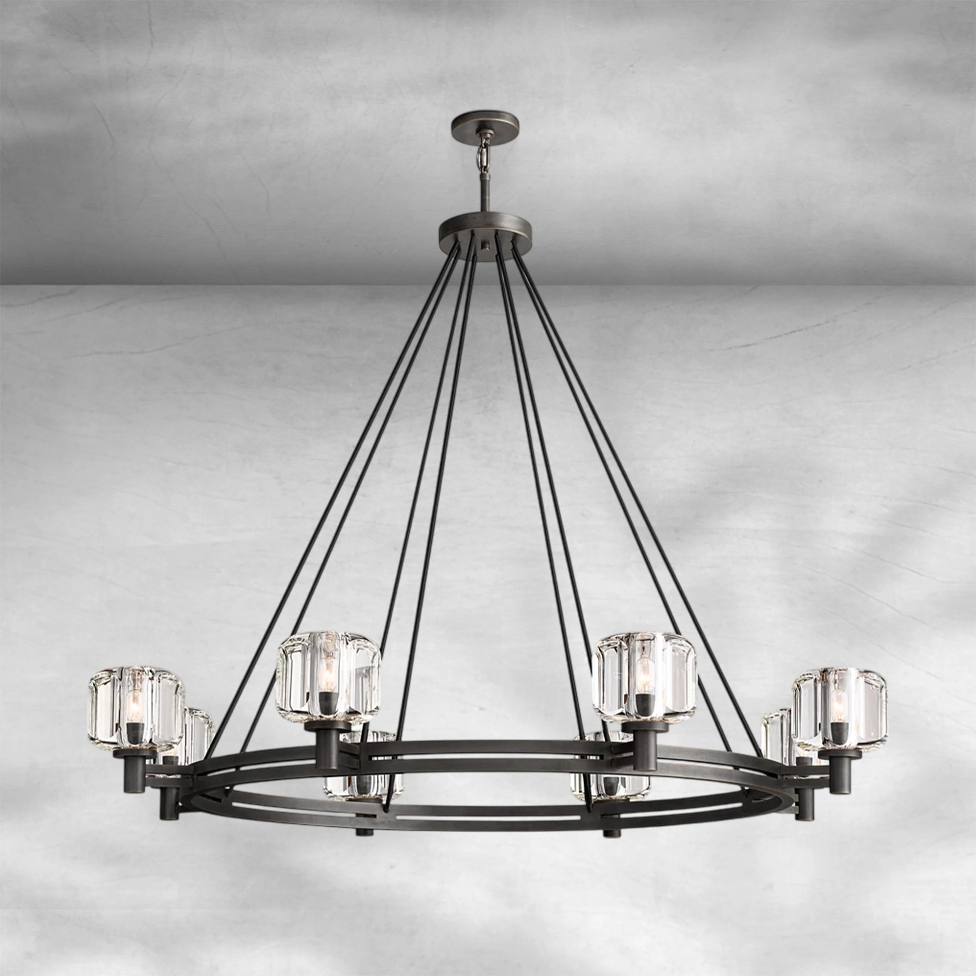 Demaket Round Chandelier 36"48"60"