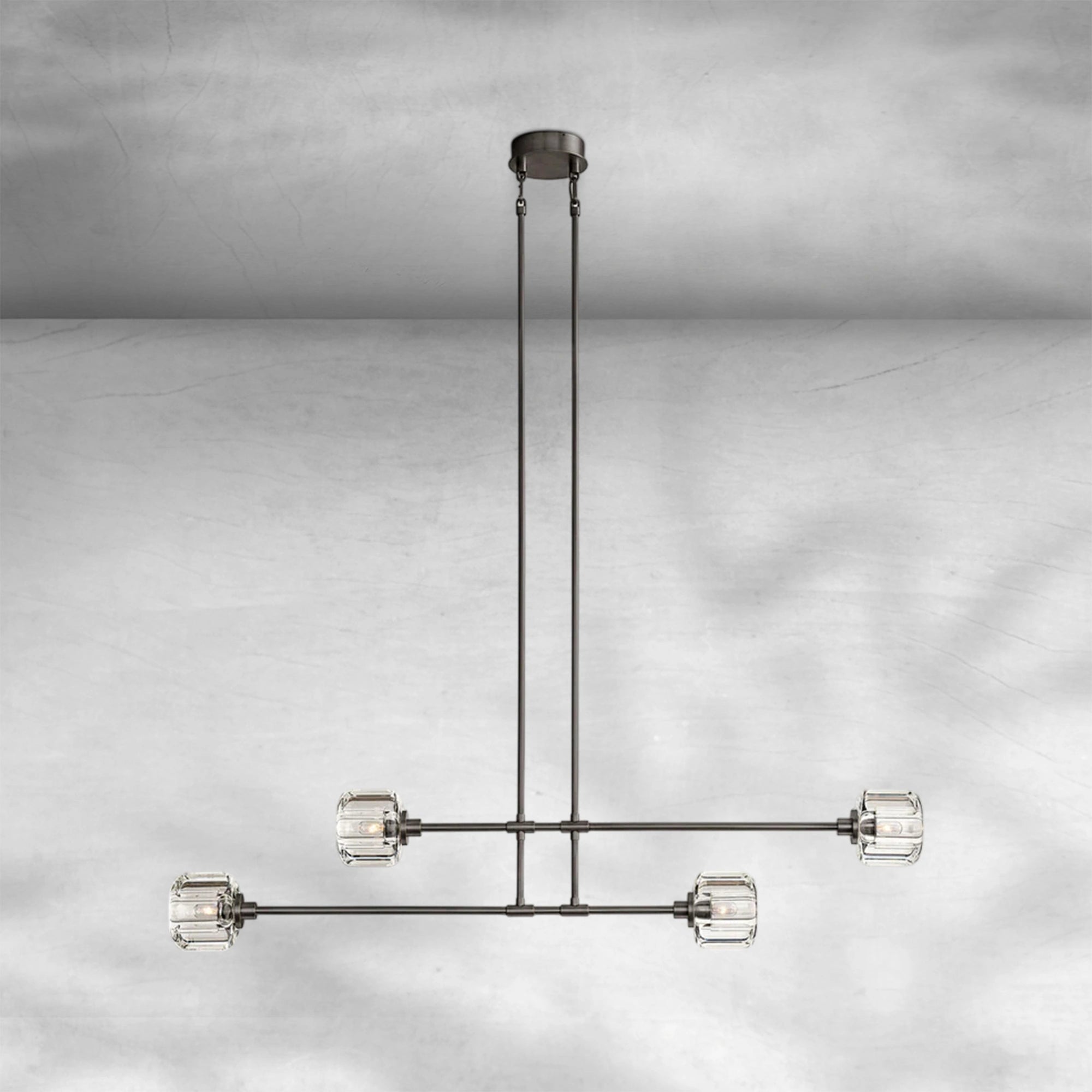 Demaket Mobile Linear Chandelier 54" 72"