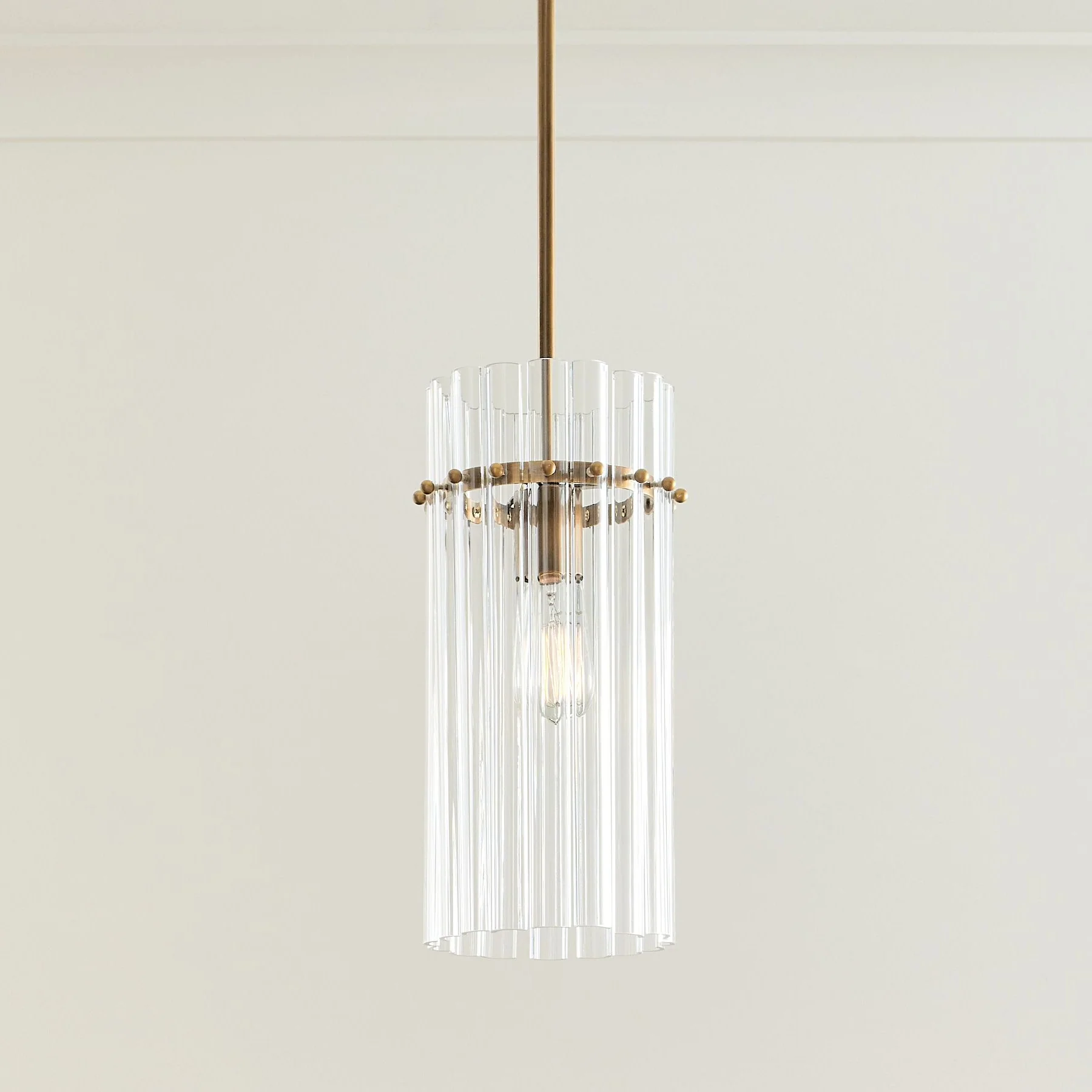 Molly Modern Glass Pendant Light For Kitchen Island
