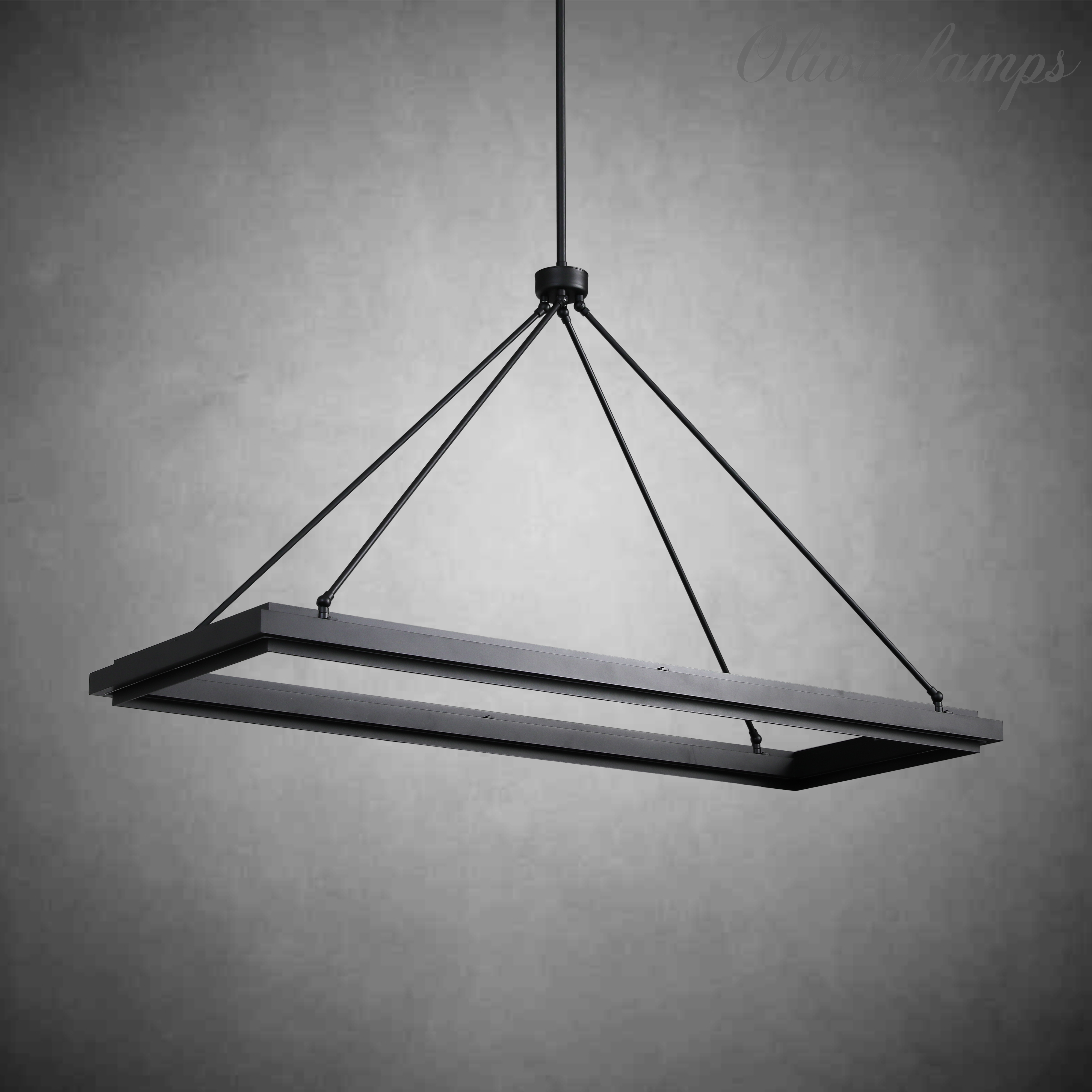 Peron Rectangular Chandelier 50"62"