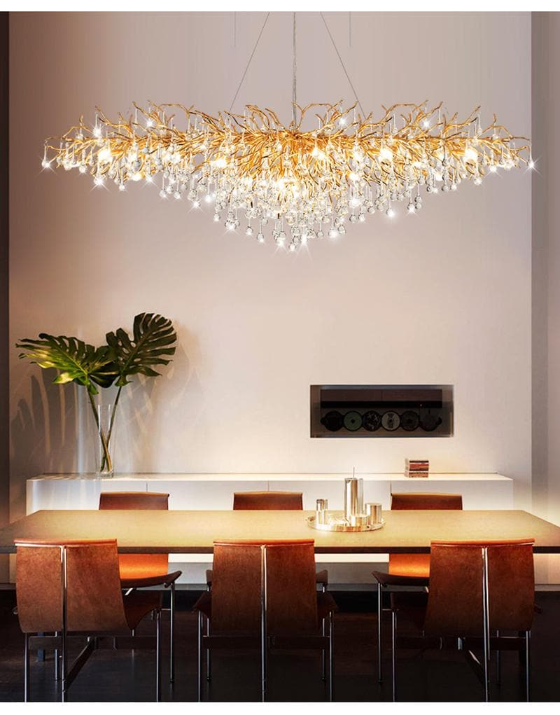 JC Teardrop Branch Tree Crystal Chandelier