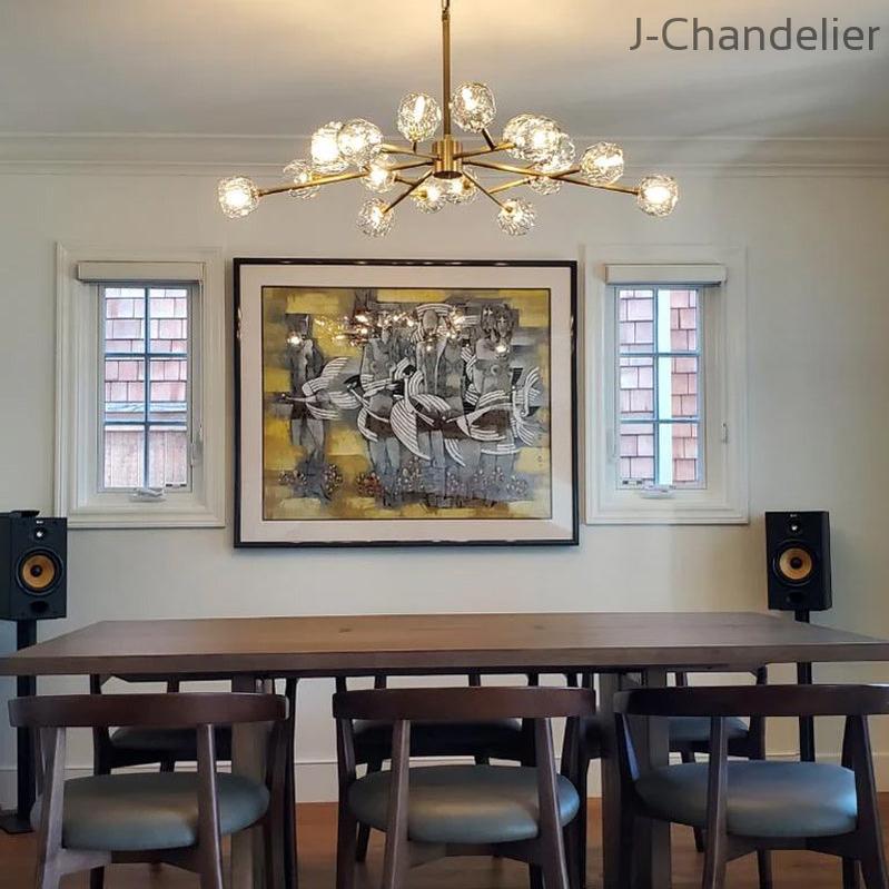 Bille De Crystal Round Chandelier 60"