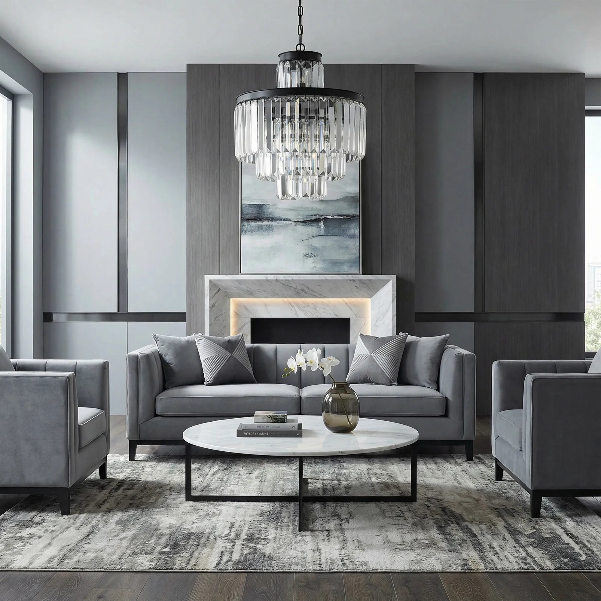 Leyland 11-Light Chandelier