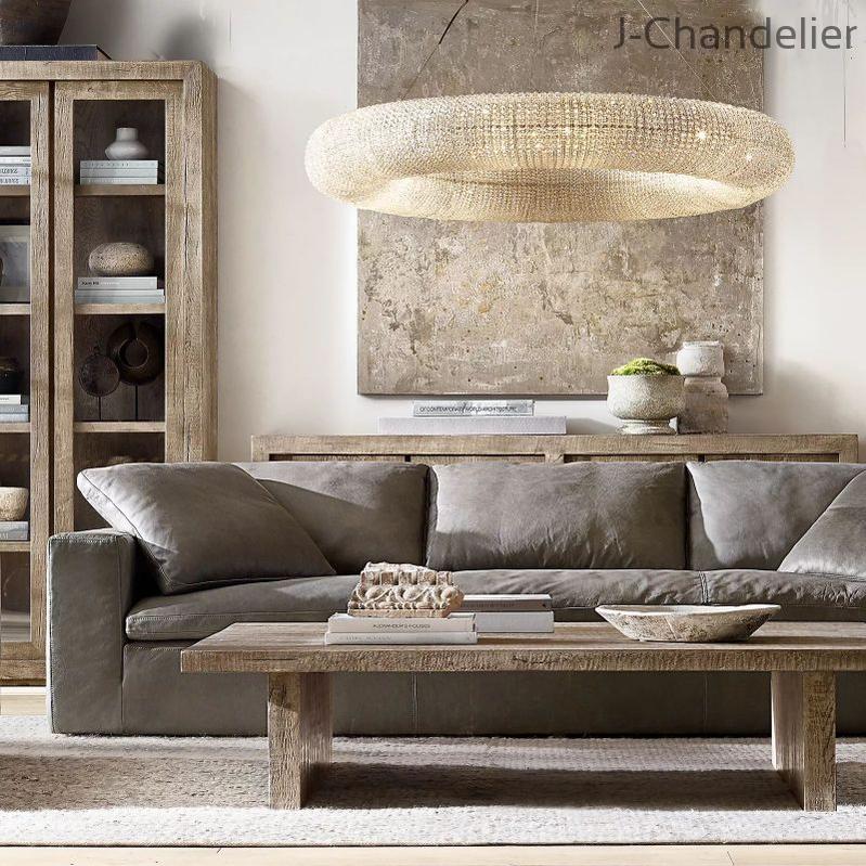 Halos Crystal Round LED Chandelier 41"