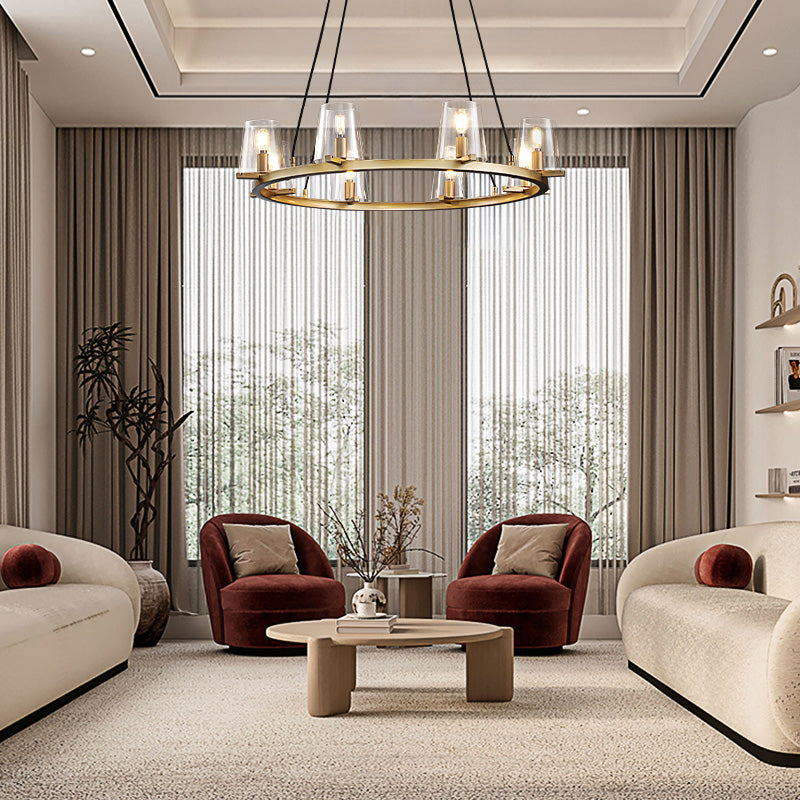 Paricia Glass Round Chandelier 36"48"60"