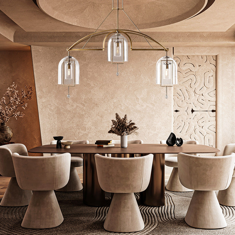 Fable Grand Linear Chandelier 73" 3-Lights