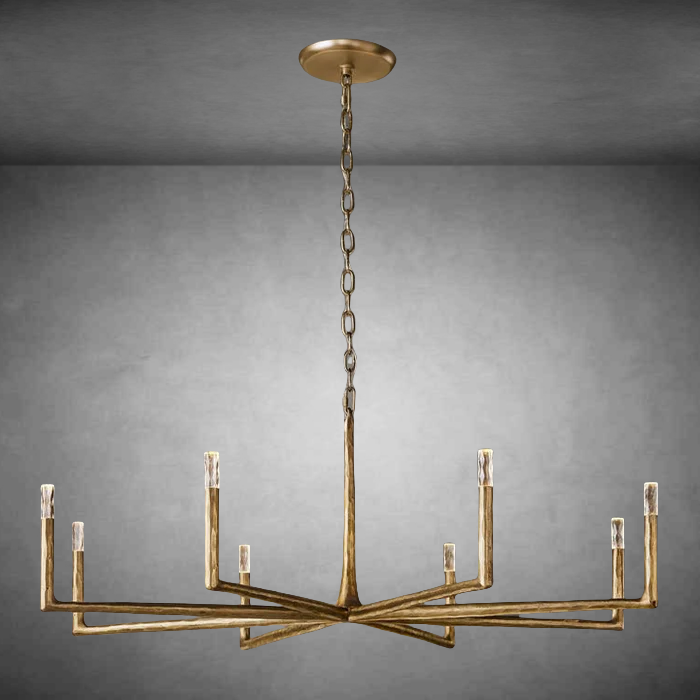 Thaddeas Forged Round Chandelier 36"48" 60" 72"