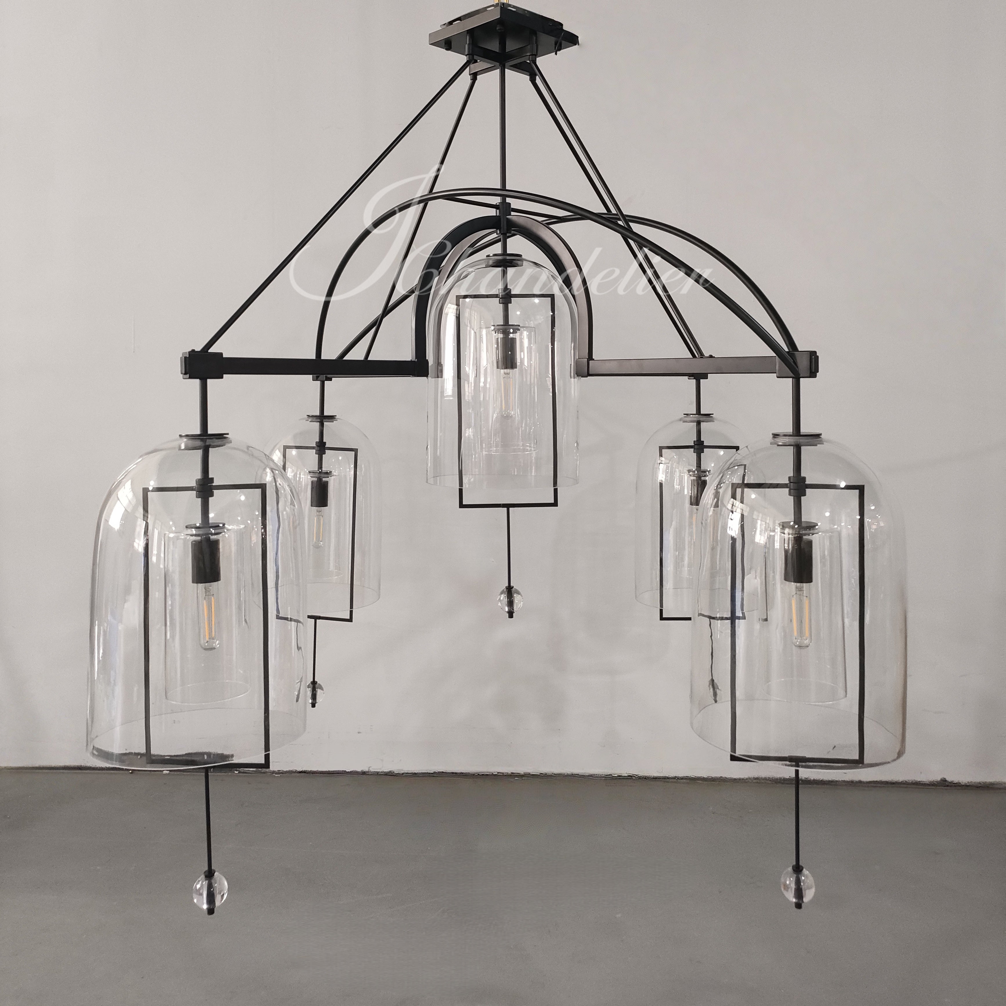 Fable Grand Round Chandelier 61" 5-Lights