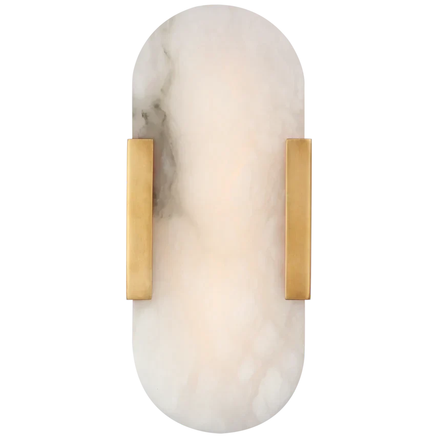 Kevin Koltin Melange Elongated Alabaster Wall Sconce  Kevinstudiolives Brass H 13.8'' 