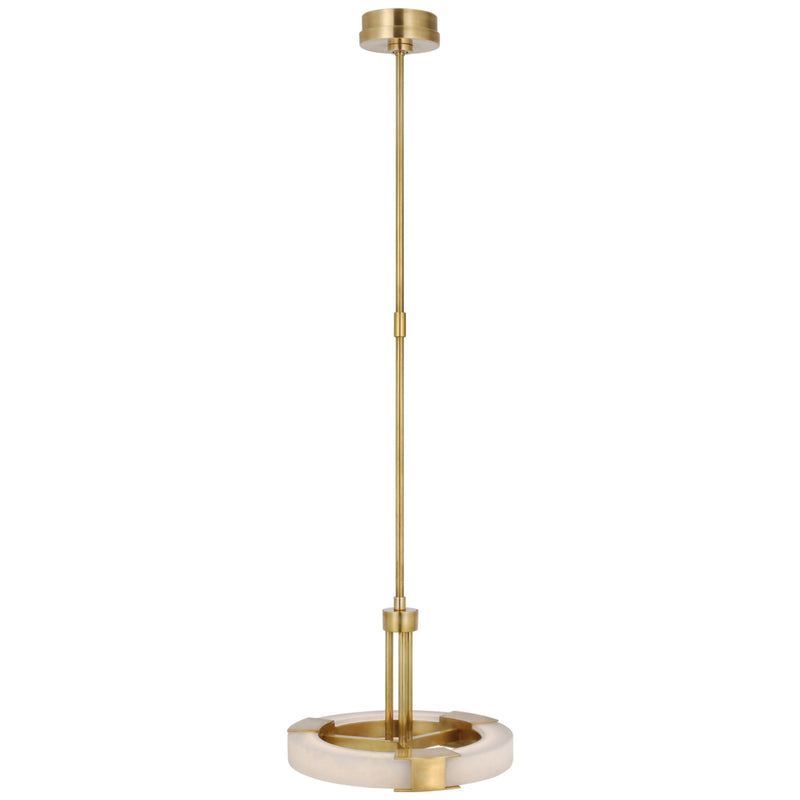 JC Alabaster Wearstler Small Ring Pendant Chandelier