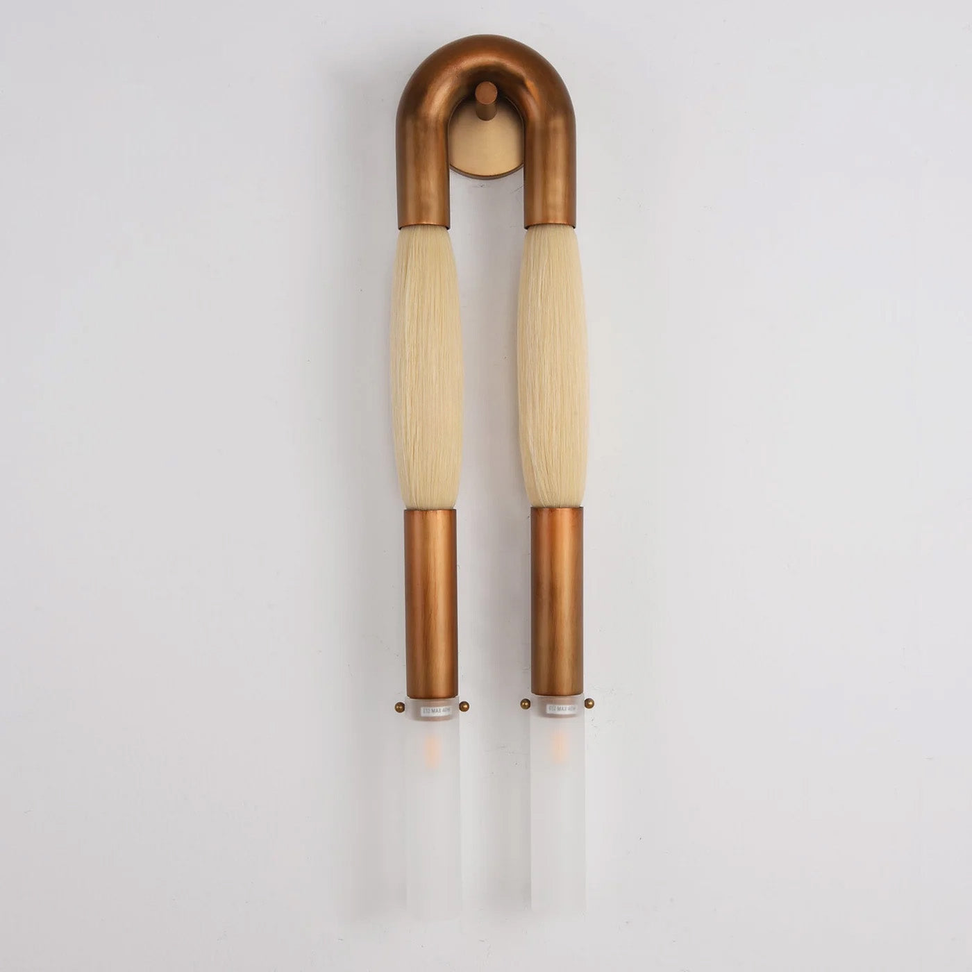 Double Head Antonia Horsehair Sconce