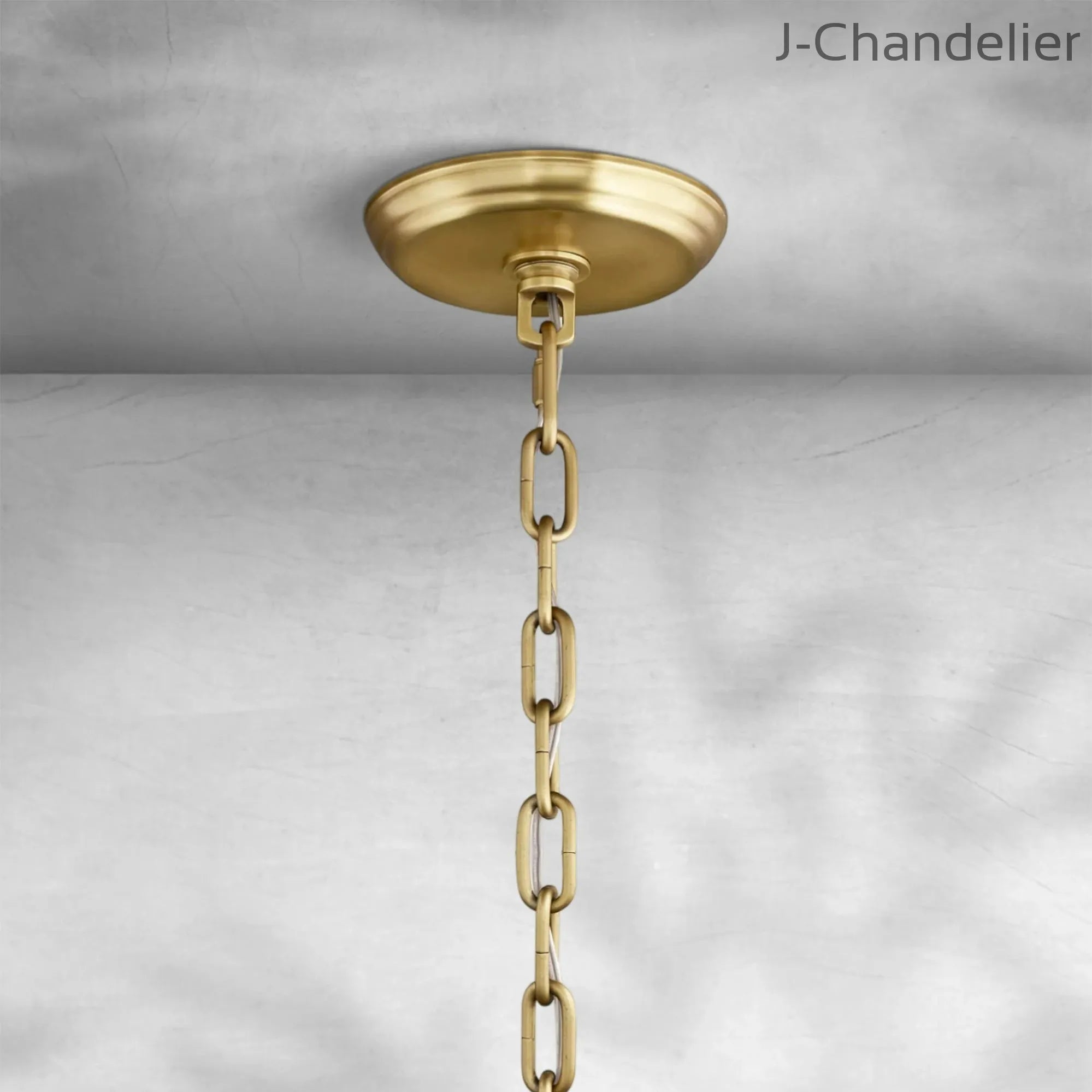 Sun Marcus Glass Round Chandelier 60"