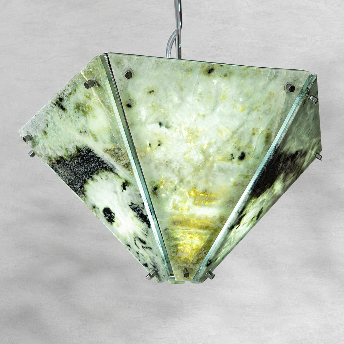 Modern Faceted Luxury stone Chandelier