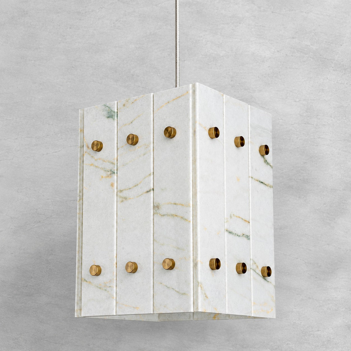 Modern Faceted Luxury stone Pendant Light