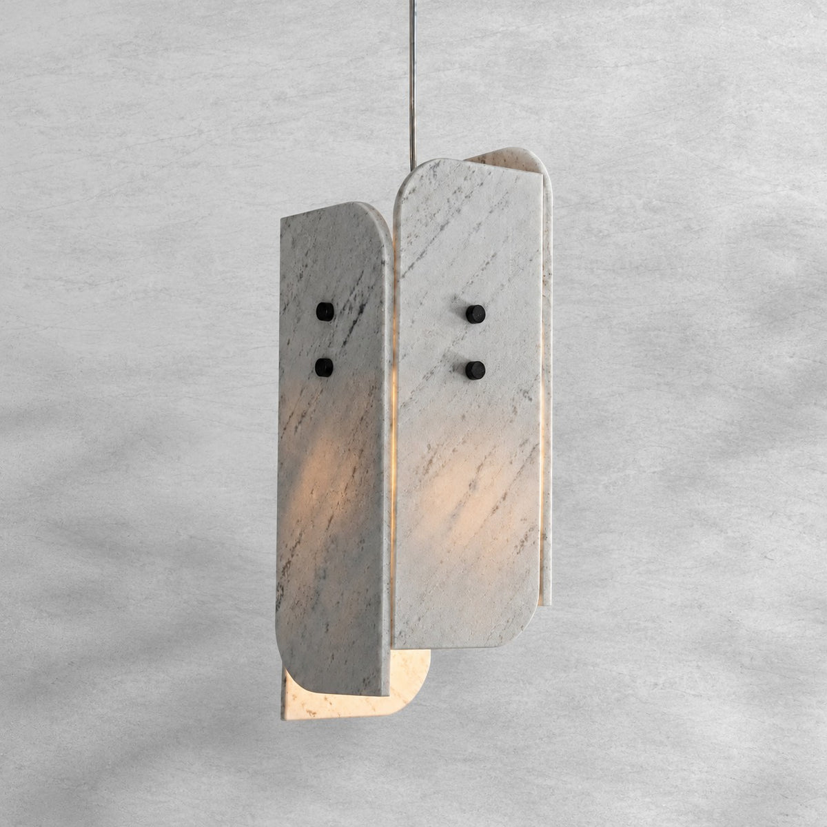 Modern Sculptural LuxuryStone Pendant Light