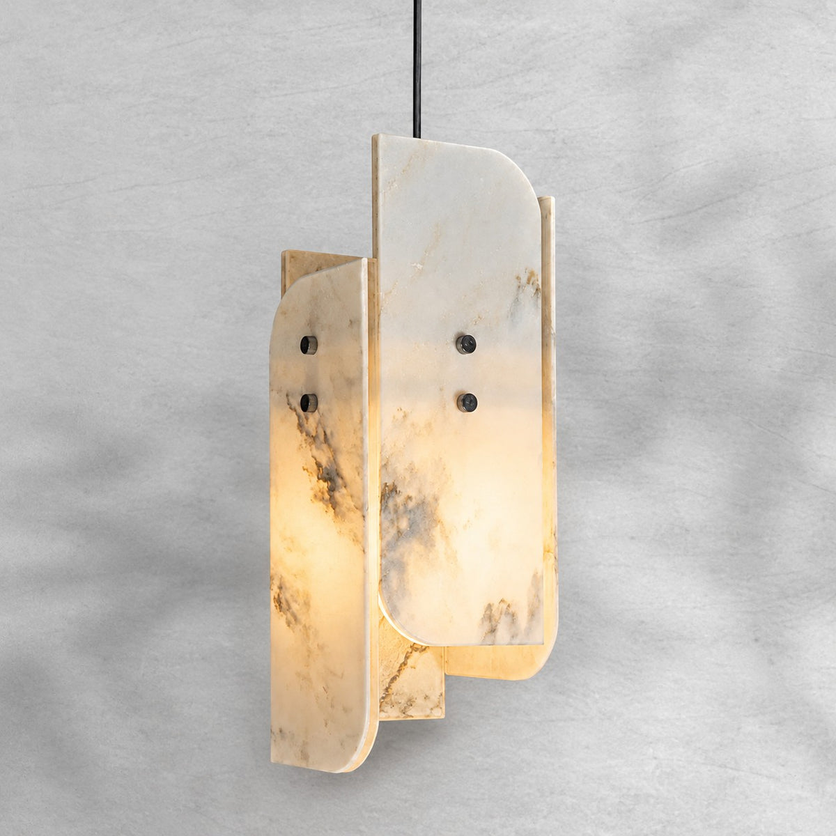 Modern Sculptural LuxuryStone Pendant Light