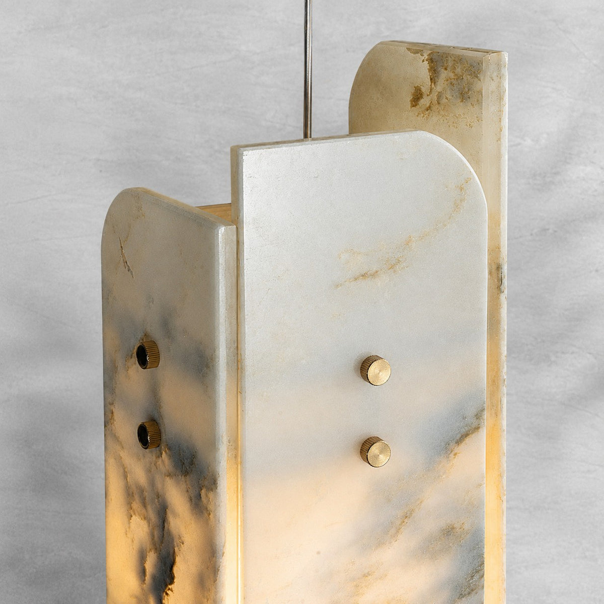 Modern Sculptural LuxuryStone Pendant Light
