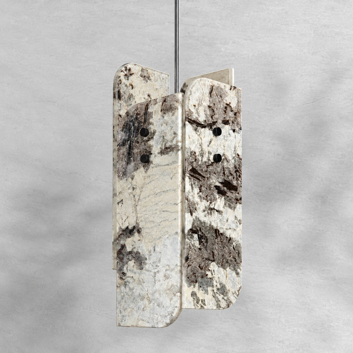 Modern Sculptural LuxuryStone Pendant Light