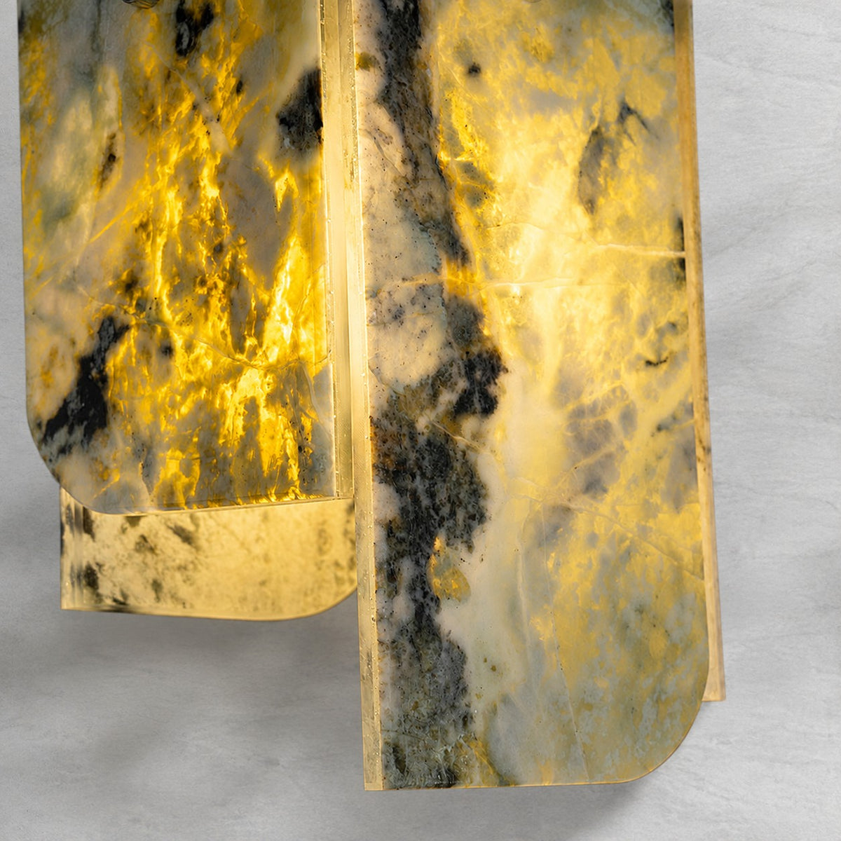 Modern Sculptural LuxuryStone Pendant Light