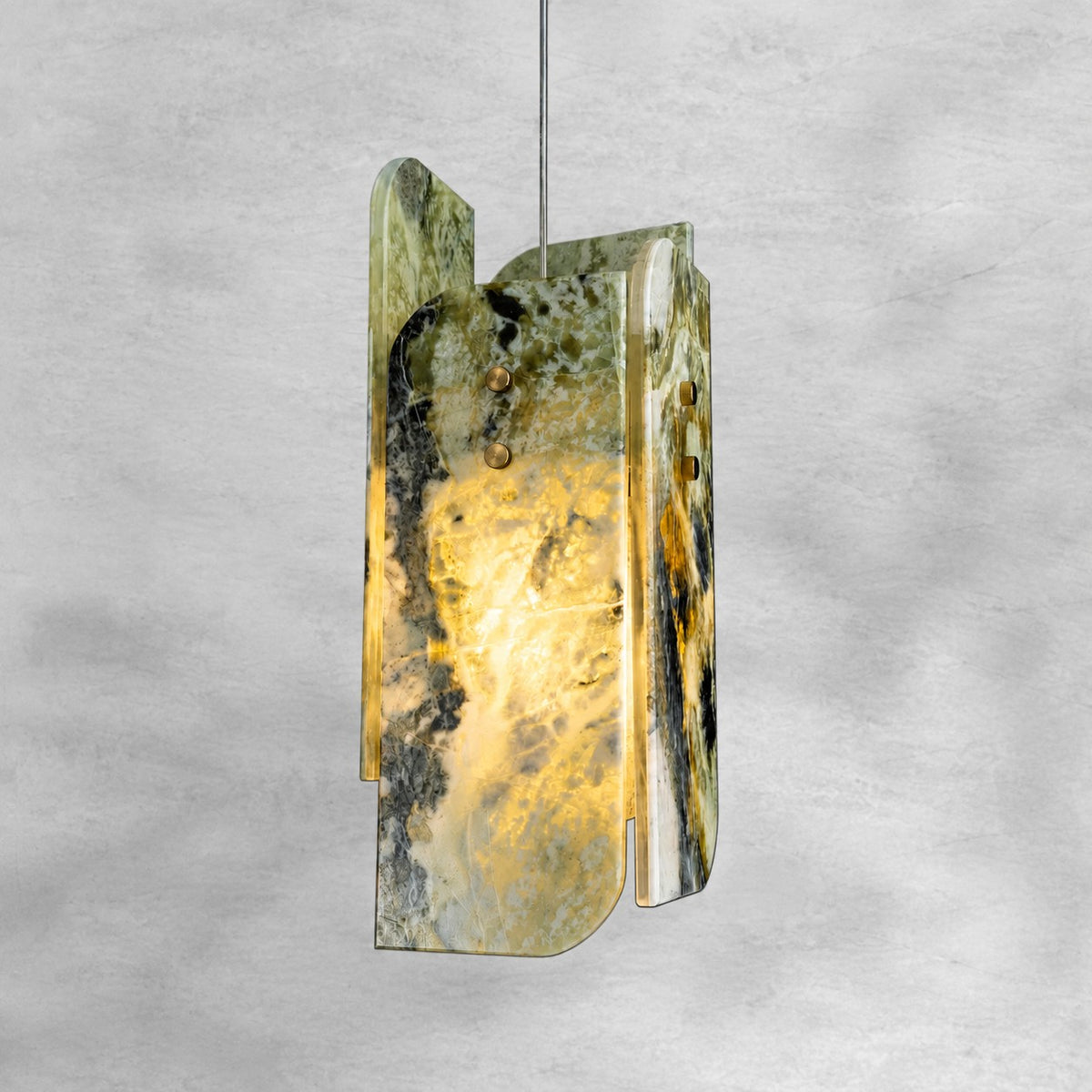 Modern Sculptural LuxuryStone Pendant Light