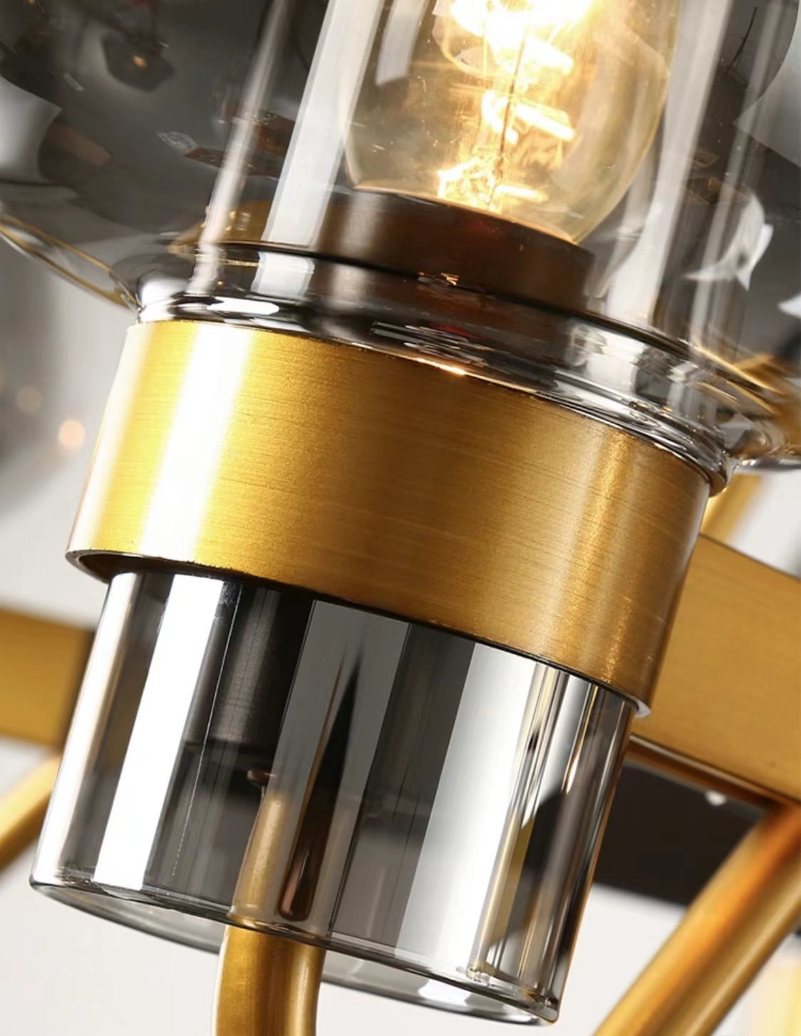 Brass,post-modern,industrial style, bulb, light luxury, 6 heads, glass, 8 heads,chandeliers, branch, pendants, Lyfairs, living room. bedroom, dining room, light,